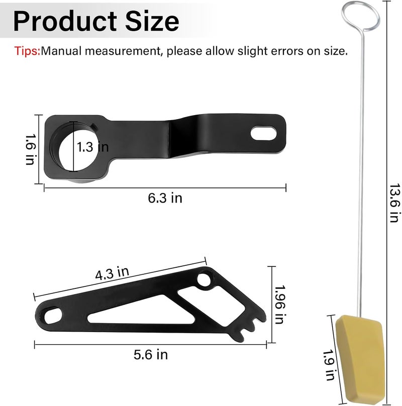 TESHITVLOG Engine Timing Repair Kit, Cam Phaser Holding Tool & Crankshaft Positioning Wrench Holder & Timing Chain Locking Wedge Tool Compatible for Ford 4.6L/5.4L 3V Engine - Image 2